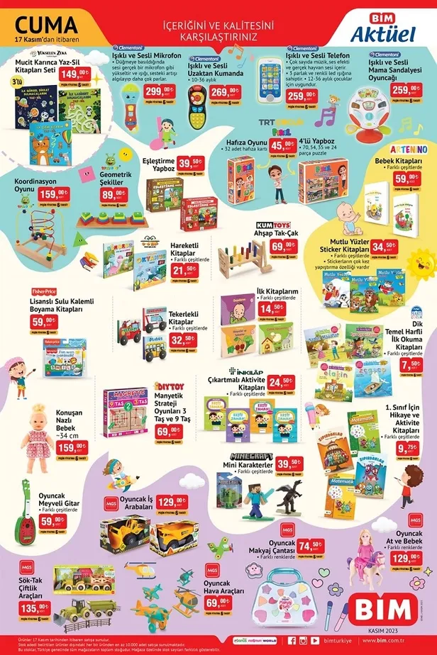 1 Aralık BİM aktüel ürünler kataloğu yayınladı! BİM’de 3.199 TL’ye Smart TV, 5.999 TL’ye ankastre set, 2.499 TL’ye 7,5L airfryer ve daha fazlası satışta