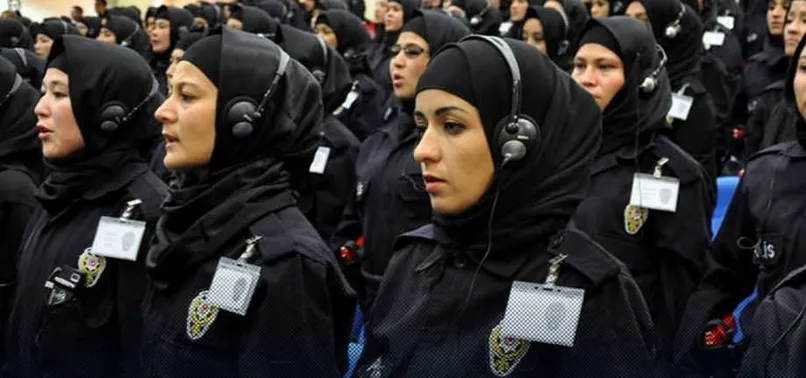 Artık polislerde de başörtüsü serbest