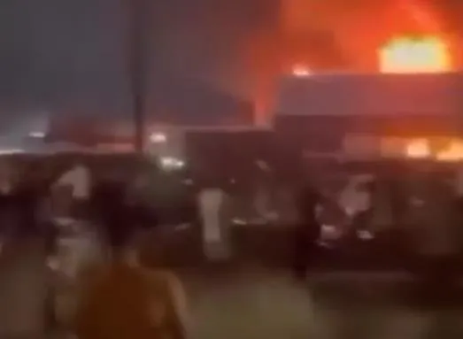 Irak Musul’da düğünde yangın faciası! Gelin ve damat dans ettiği esnada yangın çıktı | Dehşete düşüren görüntüler