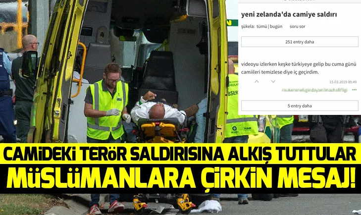 Yeni Zelandadaki terör saldırısı sonrası Müslümanlara çirkin mesaj!