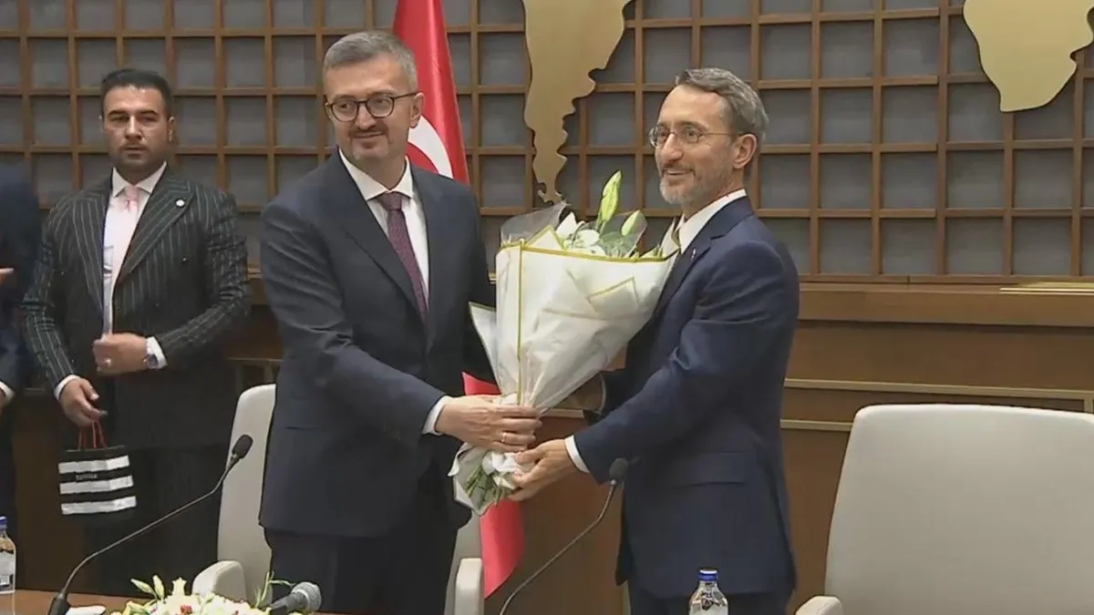 İletişim Başkanlığı'ndan devir teslim töreni