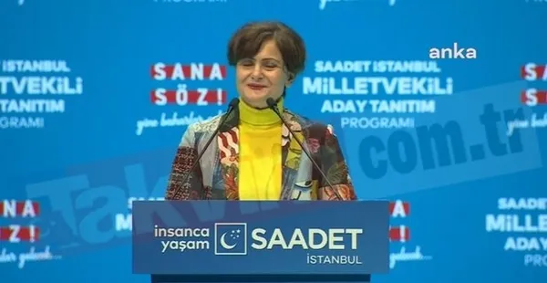 Saadet Partisi’nin içler acısı hali! Kaftancıoğlu’nu kürsüye çıkarıp nasihat dinlediler
