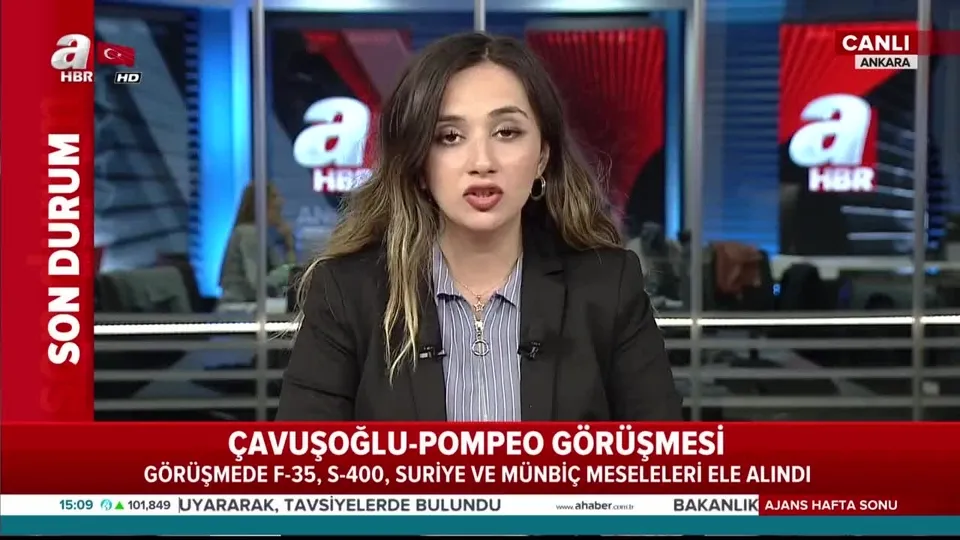 Mevlüt Çavuşoğlu Pompeo ile görüştü | Video