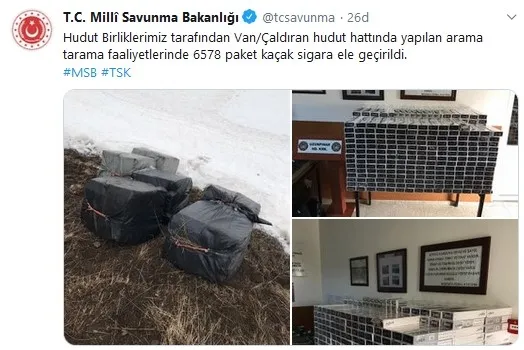 MSB açıkladı! Hudut hattında ele geçirildi - 1