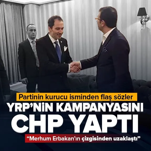 YRP kurucularından Mahmud Altunsoy’dan flaş sözler: YRP’nin reklam kampanyasını CHP yapıyor!