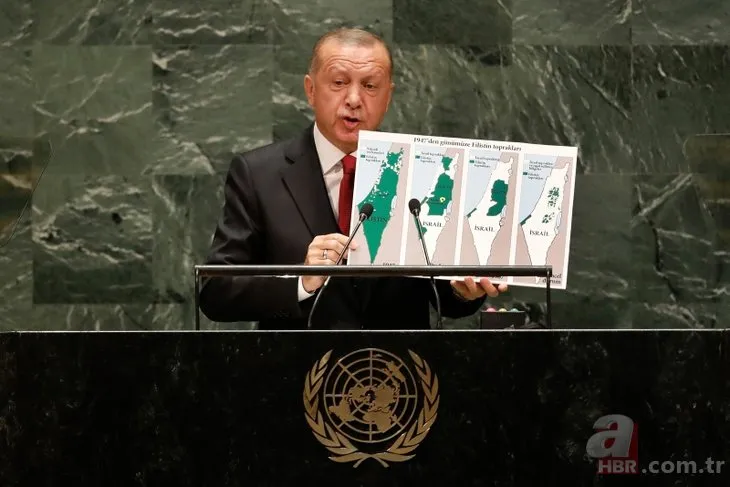 Tarihi anların fotoğrafları! Başkan Recep Tayyip Erdoğan Birleşmiş Milletler Genel Kurulu’nda