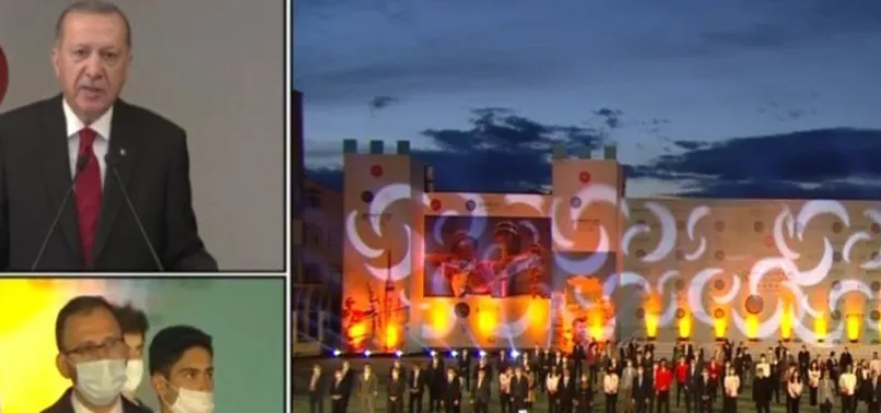 BAŞKAN ERDOĞAN ETKİNLİĞE VİDEO KONFERANSLA KATILDI