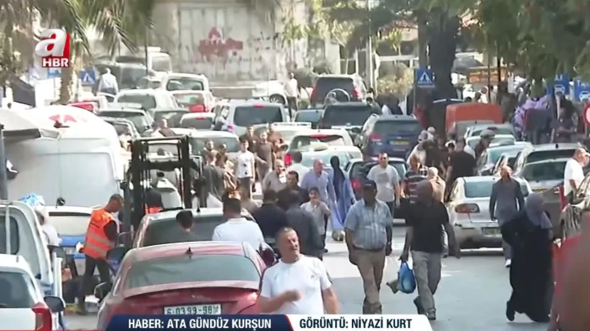 A Haber ekibi Ramallah sokaklarında!