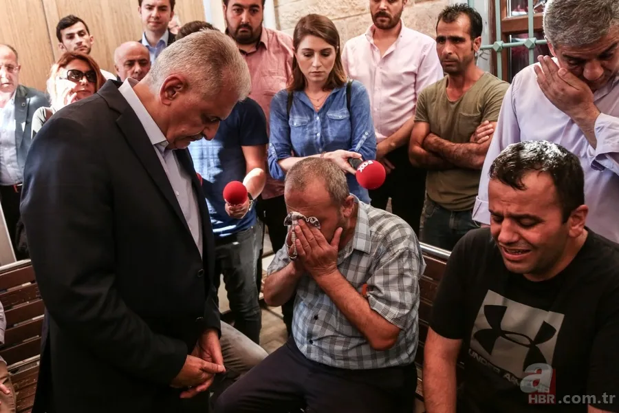 Binali Yıldırım cenaze törenine katıldı 1