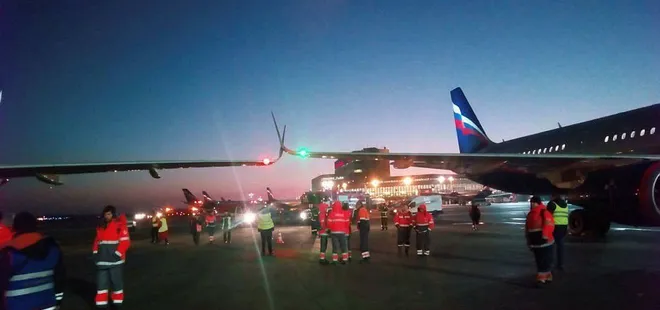 Havalimanında akılalmaz kaza! Son anda fark etti