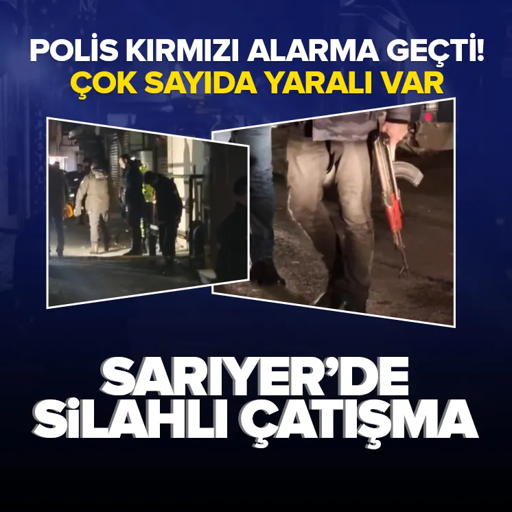 Polis ve kavgaya karışanlar arasında silahlı çatışma