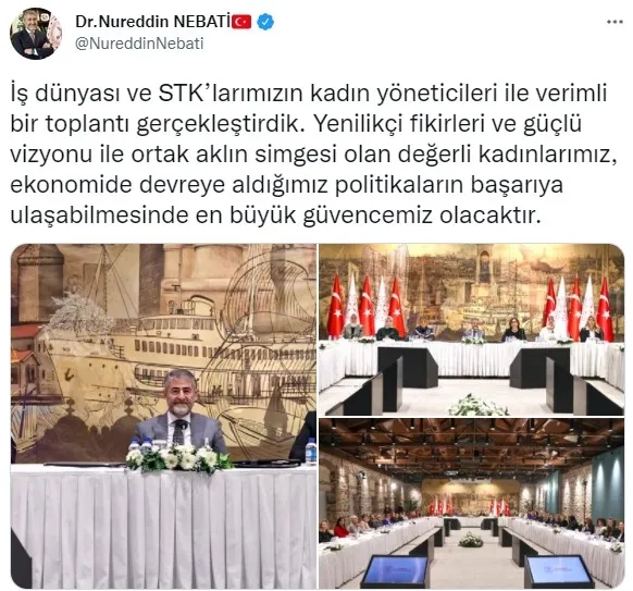 Hazine ve Maliye Bakanı Nureddin Nebati'den kadın iş dünyası ile kritik görüşme - 3