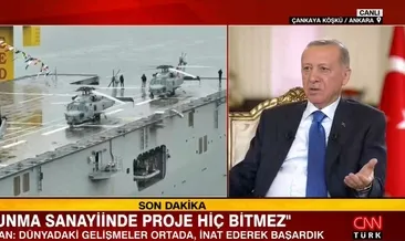 Başkan Erdoğan’dan CHP’li Türker Ertürk’e TCG Anadolu yanıtı!