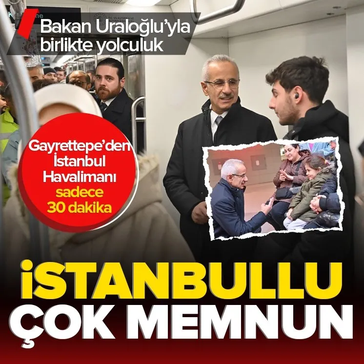 İstanbullu yeni metrodan memnun