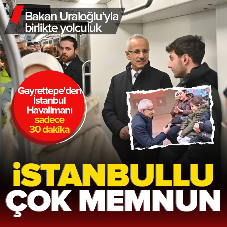 İstanbullu yeni metrodan memnun