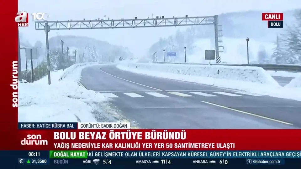 Bolu’da okullar tatil!