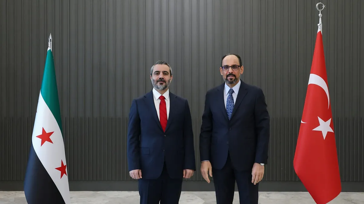 Ankara'da Suriye teması! MİT Başkanı Kalın Şeybani ile görüştü: