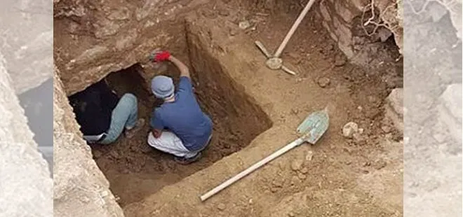 Bolu’da Roma dönemine ait lahit mezar bulundu