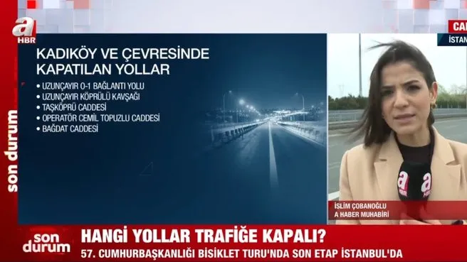 İstanbul'da hangi yollar trafiğe kapalı? İşte alternatif ulaşım rotaları | 57. Cumhurbaşkanlığı Bisiklet Turu'nda son etap İstanbul'da