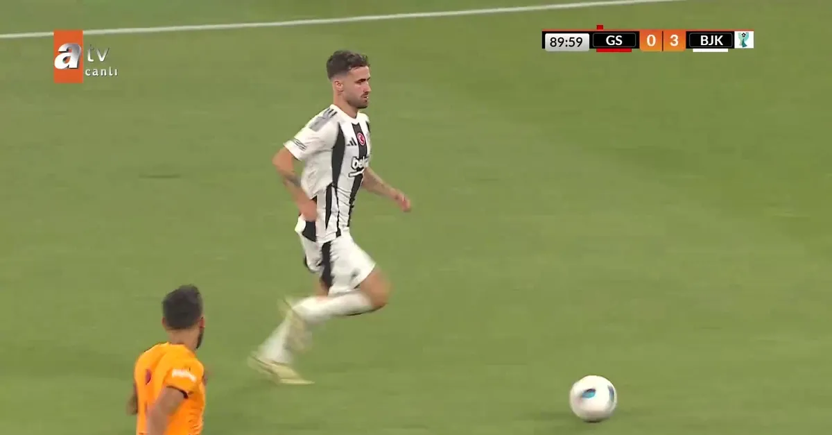 GOL | Galatasaray 0-4 Beşiktaş (Rafa Silva)