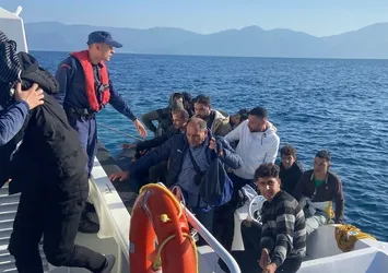 Aydın’da 21 düzensiz göçmen kurtarıldı