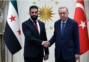 Başkan Recep Tayyip Erdoğan'dan Şara ile görüşme: Suriye'deki son durum ele alındı