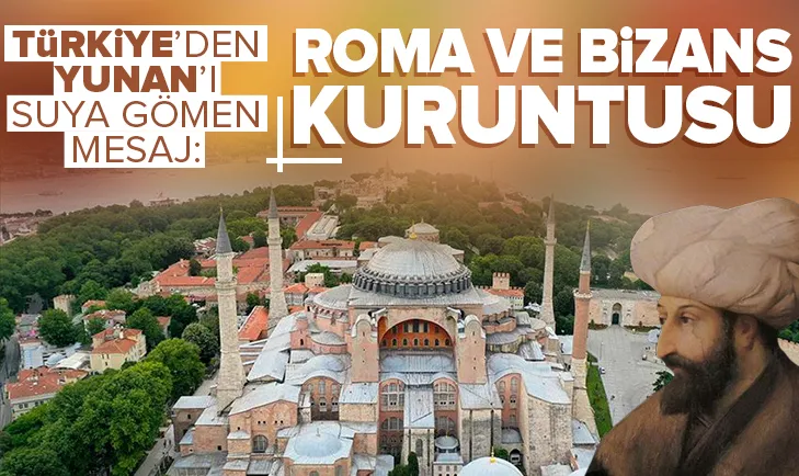 Türkiyeden Yunanistana Ayasofya tepkisi