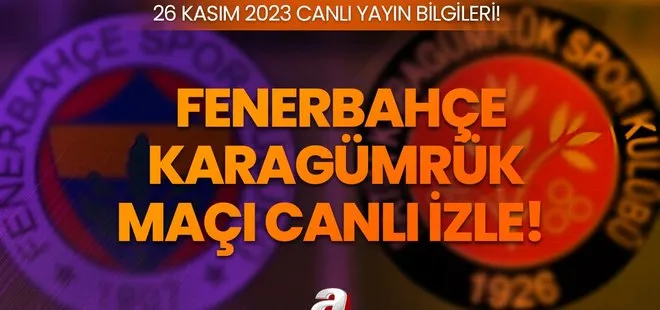 Fenerbahçe Karagümrük maçı kaç kaç bitti? 26 Kasım 2023 FB Karagümrük maç sonucu!