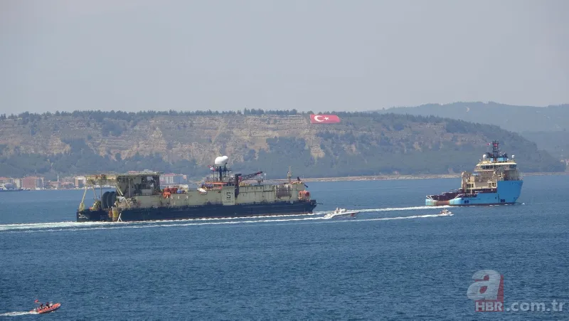 Karadeniz gazı için geldi! Castoro 10 Çanakkale Boğazı'ndan geçti 8