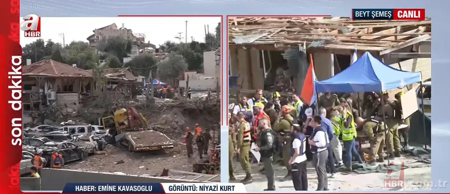 İran'dan Beyt Şemeş'e füze darbesi! A Haber yıkımı görüntüledi 4