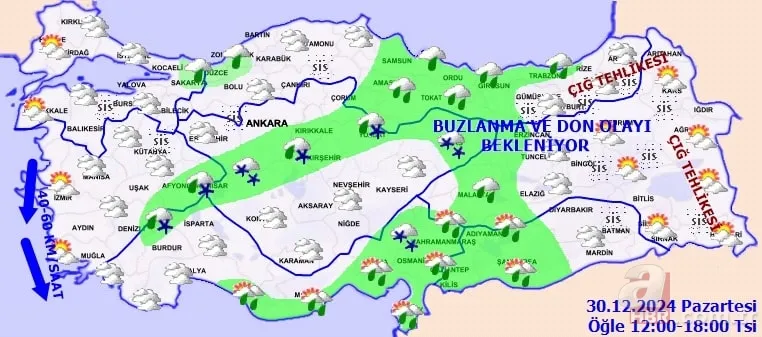 Meteoroloji 30 Aralık hava durumu raporu | İstanbul'a lapa lapa kar yağacak: Tarih verildi, resmen geliyor! 8