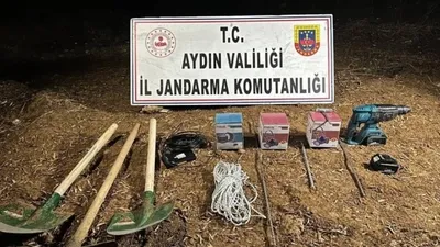 Didim’de kaçak kazı operasyonu