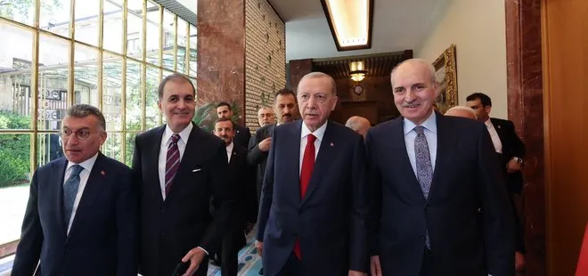 Başkan Erdoğan Numan Kurtulmuş ile bir araya geldi
