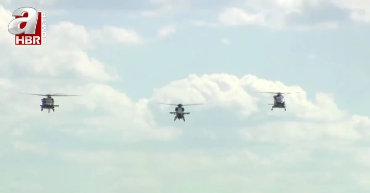ATAK, Gökbey ve T70 aynı anda gökyüzünde…