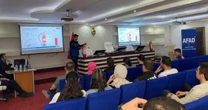 Valilik çalışanlarına yangın eğitimi