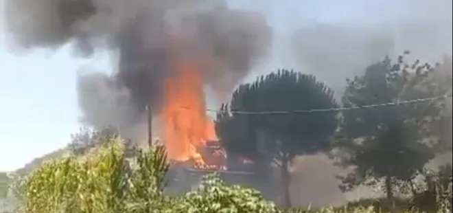 Denizli’de bir evde çıkan yangın korkuttu!