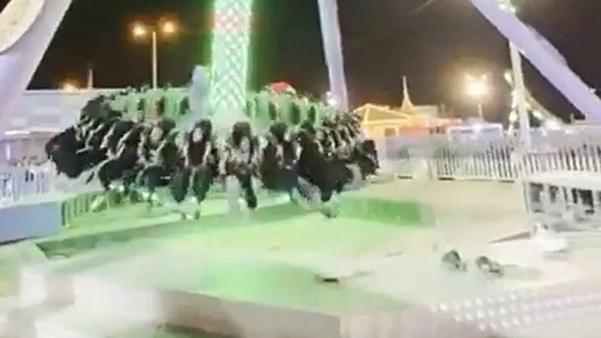 Lunaparkta dehşet! Çok sayıda yaralı var