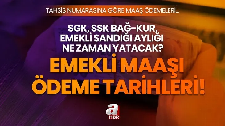 Emekli maaşları ne zaman yatacak 2023? Haziran ayı emekli aylığı hesaplara yattı mı? Tahsis numarasına göre maaş ödeme takvimi!