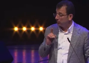 İBB Başkanı Ekrem İmamoğlu kendisini otobüs fotoğrafı nedeniyle eleştirenlere parmak salladı! Vız gelir tırıs gider...