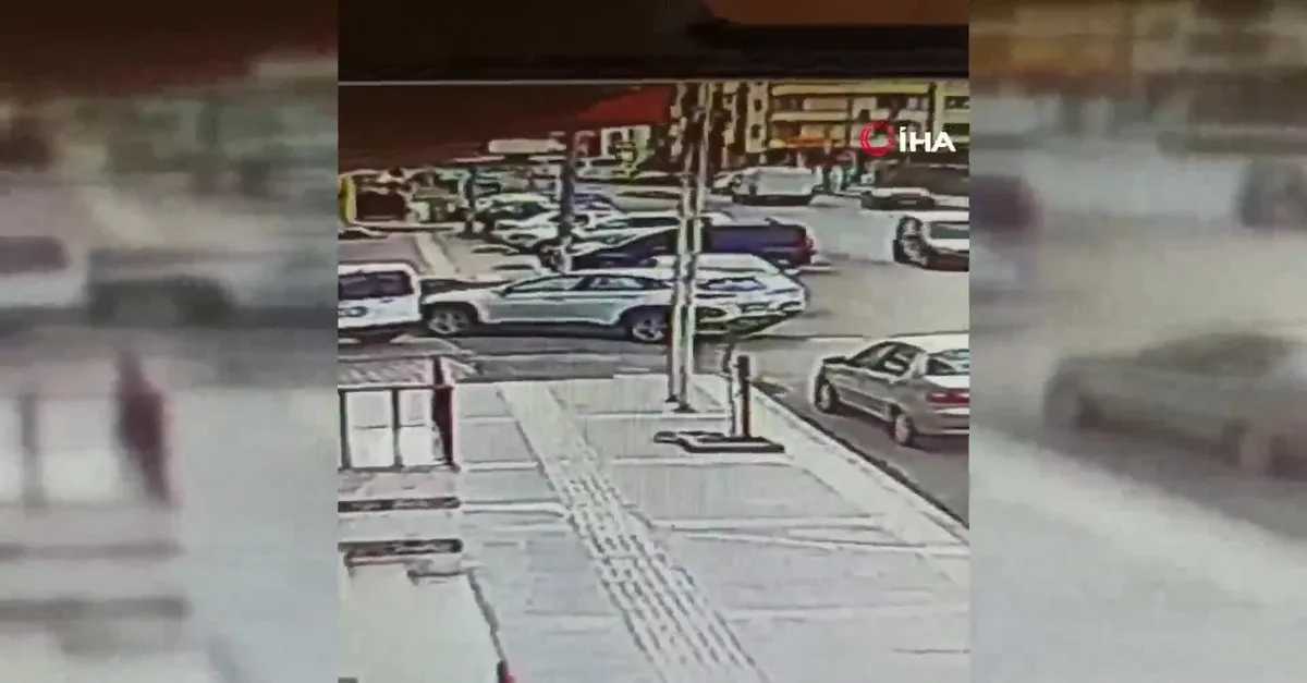 Dördüncü kattan düştü! O anlar kamerada