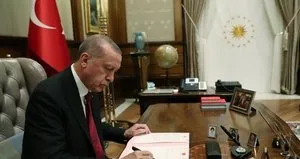 Başkan Erdoğan imzayı attı