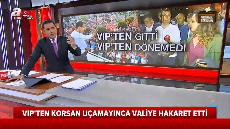 FOX Haber sunucusu Fatih Portakal İmamoğlu’nun Ordu valisine hakaretini neden yayınlamadı? |Video