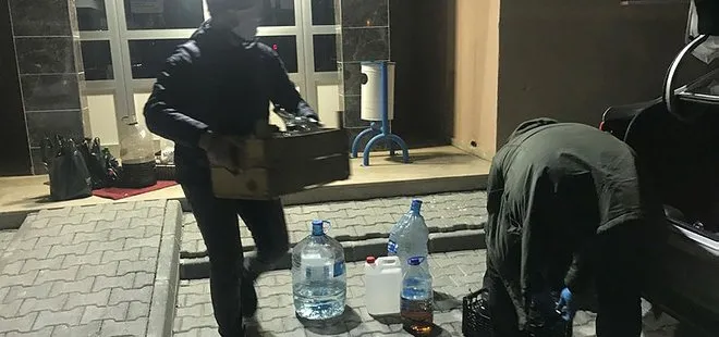 Antalya’da sahte içki operasyonu: 2 şüpheli yakalandı