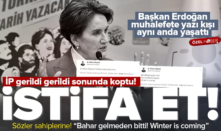 İP’te Akşener’e çağrı: İstifa et