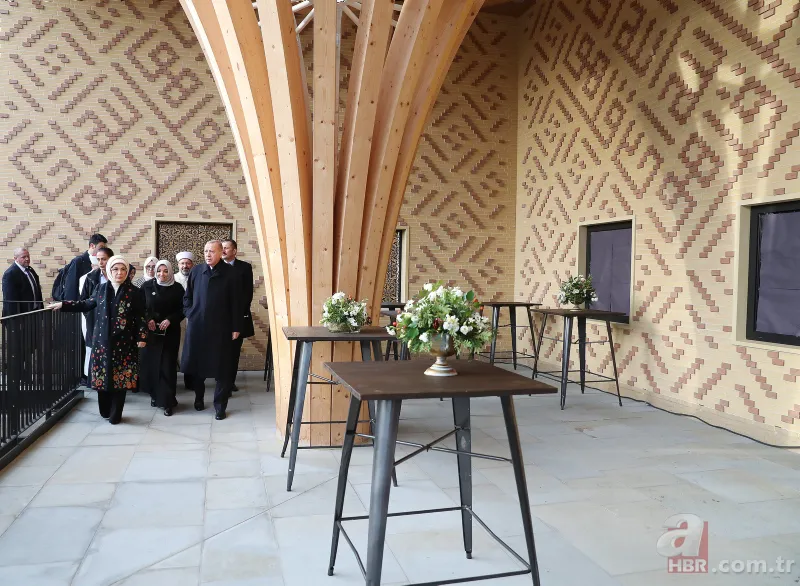 Başkan Erdoğan İngiltere'deki Cambridge Camisi'ni açtı 12