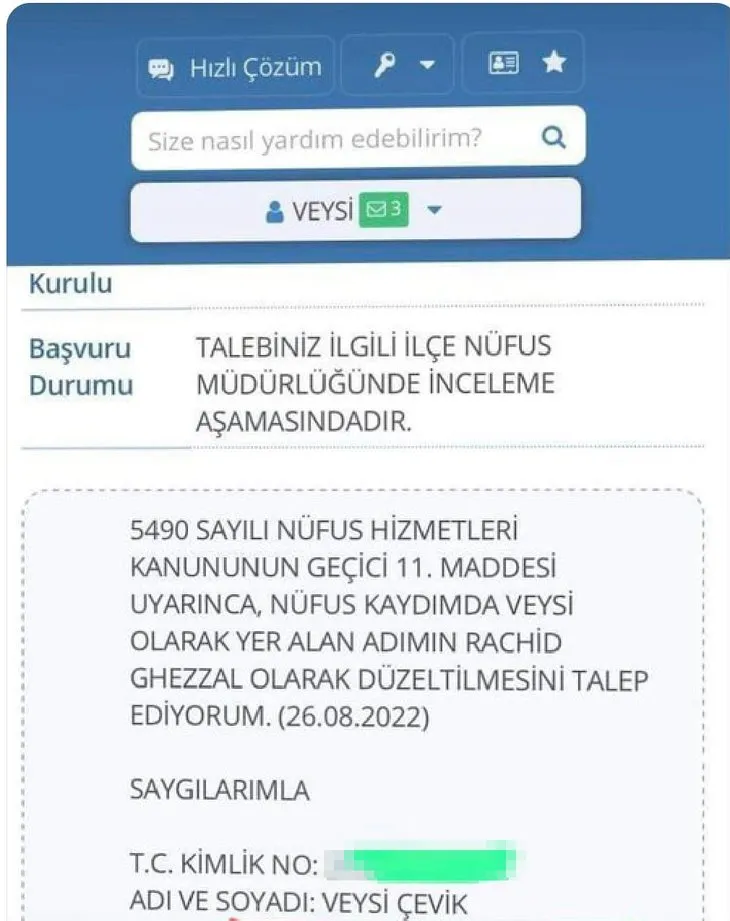 Beşiktaş fanatiği vatandaştan için 'Ghezzal' eşi için 'Talisca' talebi