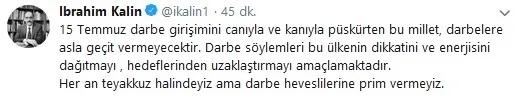 Cumhurbaşkanlığı Sözcüsü İbrahim Kalın’dan flaş Suriye açıklaması: Bölgede varlığımız sürecek