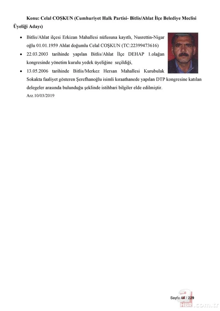 CHP listelerinde PKK'lı kaynıyor! İşte terörle bağlantılı 229 CHP'li isim!