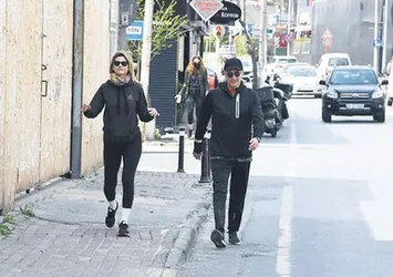Fikret Orman ve sevgilisi Tuğba Coşkun koronavirüs önlemlerini hiçe saydı
