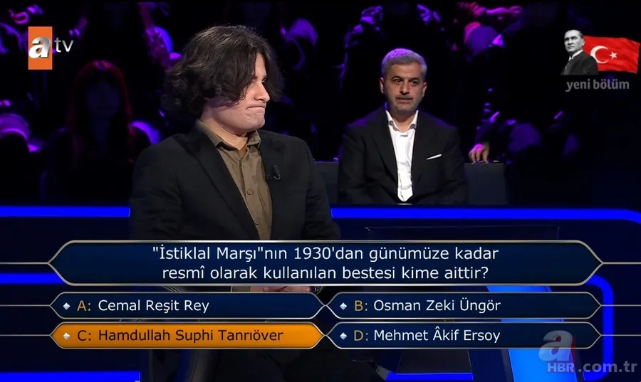 Milyoner'de şaşkına çeviren anlar! "Edebiyata ilgim var" dedi İstiklal Marşı sorusunda elendi 5